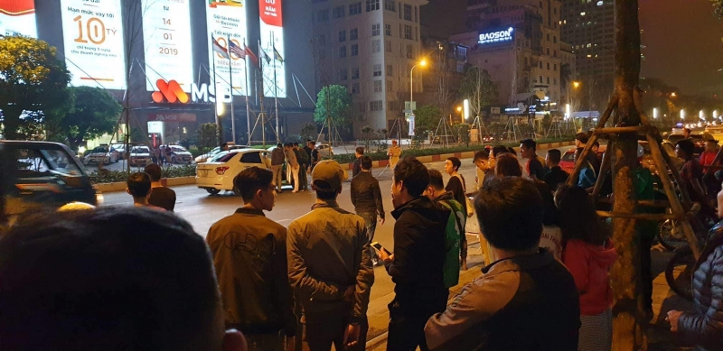 tai xe o to huyndai dung dao dam guc nguoi di xe may sau va cham