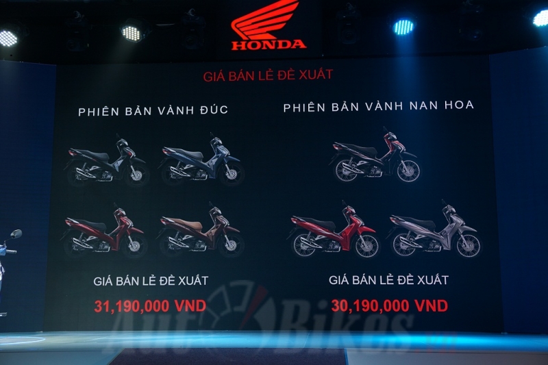 chi tiet 2 phien ban 7 mau cua honda future 2018