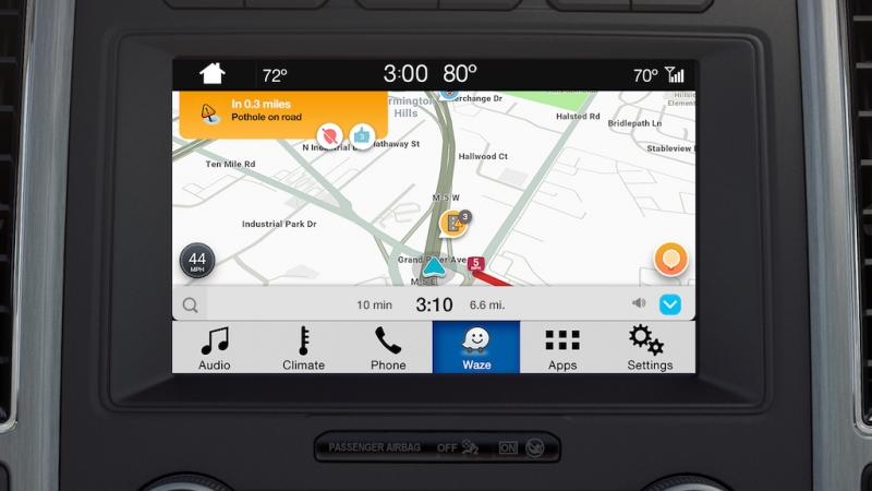 ford tich hop ung dung giao thong waze vao sync 3