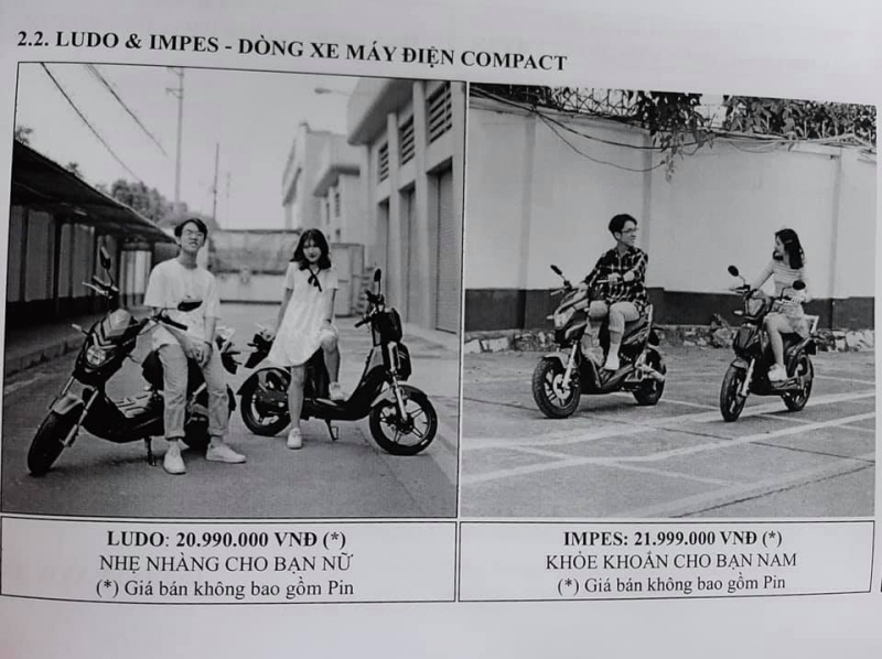 vinfast co them xe may dien ludo va impes gia tu 21 trieu dong