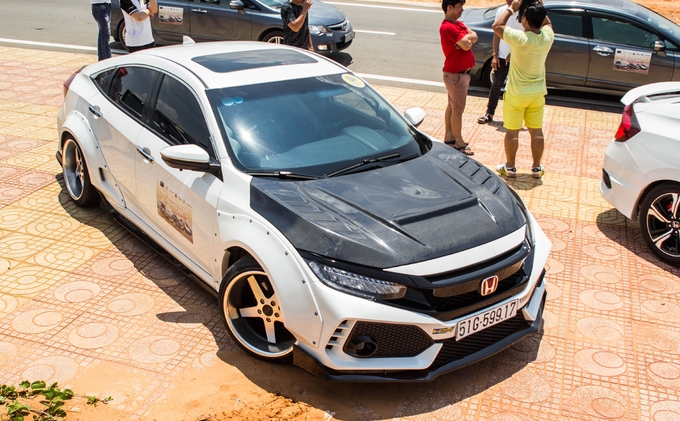 honda civic do dan am thanh khung tai sai gon