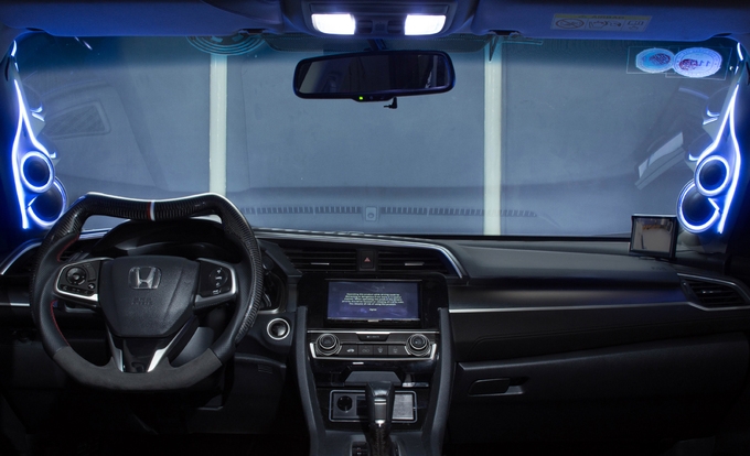 honda civic do dan am thanh khung tai sai gon