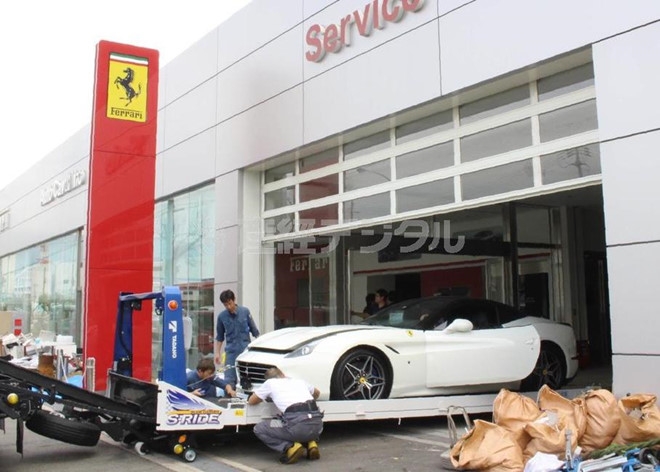 Đại lý Ferrari tại Nhật thiệt hại 9 triệu USD do siêu bão Jebi