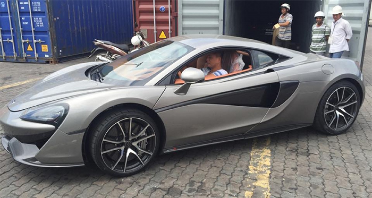 sieu xe mclaren 570s dau tien ve viet nam