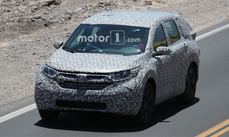 honda cr v 2018 xuat hien tren duong thu