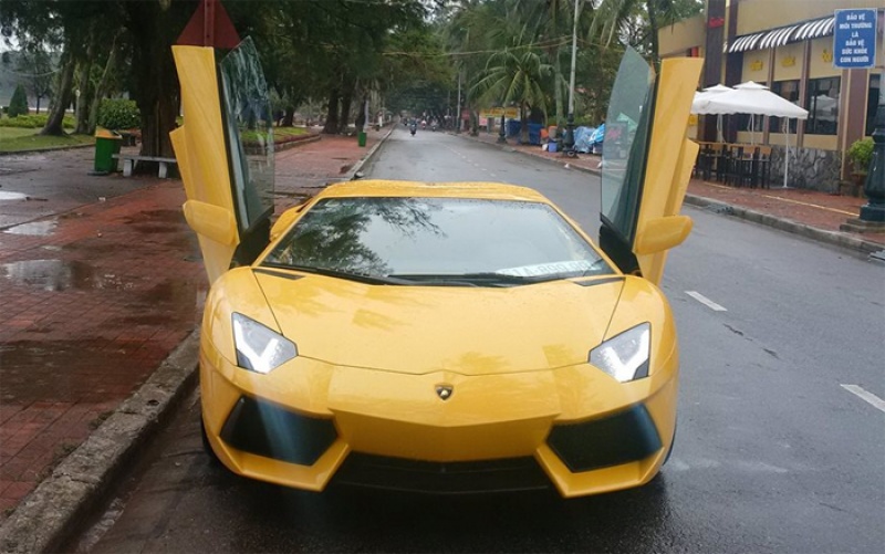 lamborghini aventador dau tien o viet nam sap tro lai sai gon