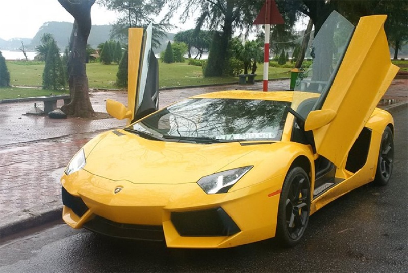 lamborghini aventador dau tien o viet nam sap tro lai sai gon