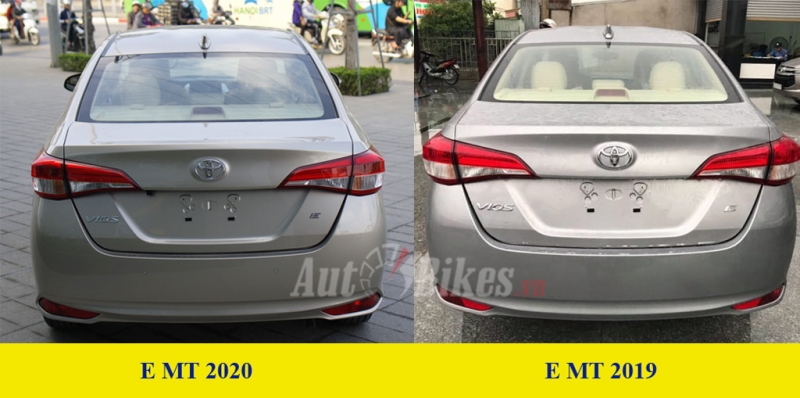 So sánh Toyota Vios 2020 và Vios 2019 so sanh toyota vios 2020 va vios 2019