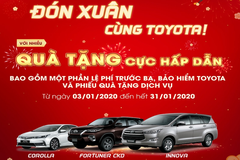 can tet toyota khuyen mai lon cho fortuner innova altis