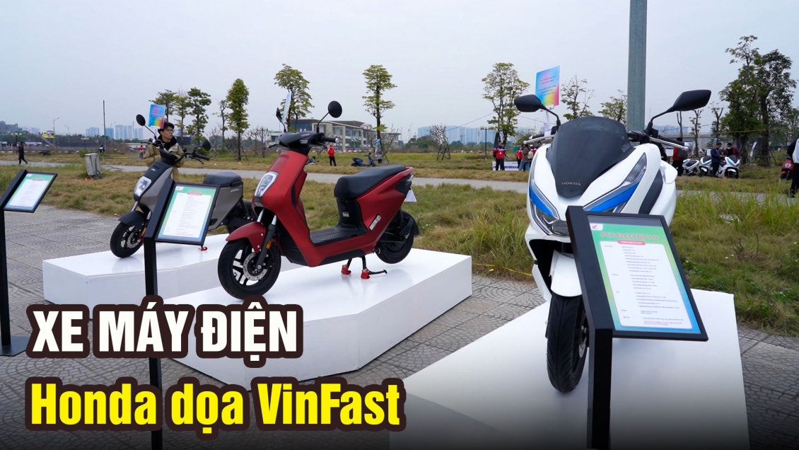 Video: Honda rục rịch ra mắt 3 xe máy điện, cạnh tranh VinFast