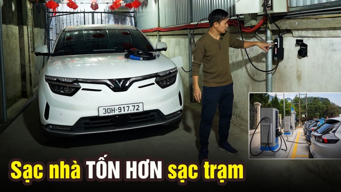 Video sạc ô tô điện tại nhà: Tính năng mới và cách xử lý lỗi