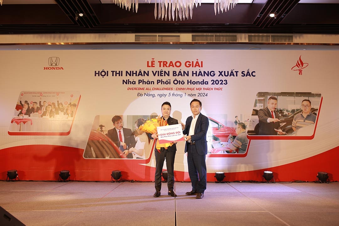 Honda Việt Nam công bố kết quả hội thi Nhân viên bán hàng xuất sắc năm 2023