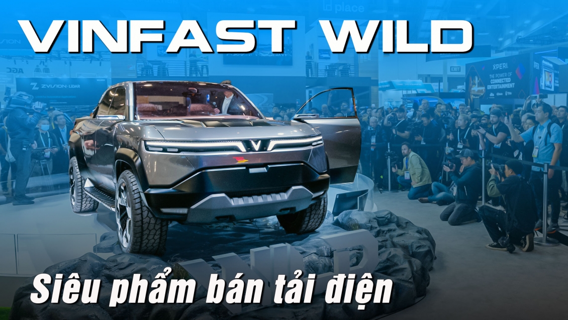 Video: Siêu phẩm bán tải điện VinFast Wild trình làng