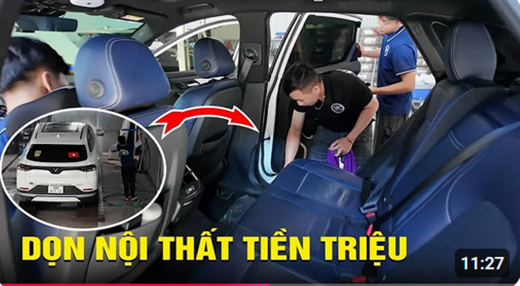 Dọn nội thất ô tô như này có đáng tiền không?
