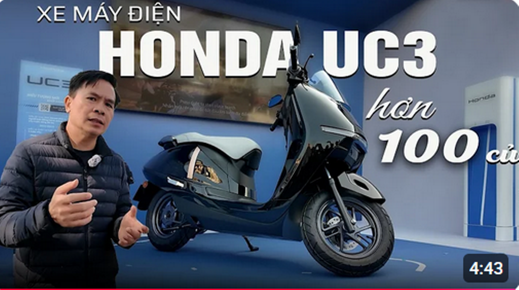 Xe máy điện Honda UC3 giá dự kiến hơn 100 triệu có gì hay?