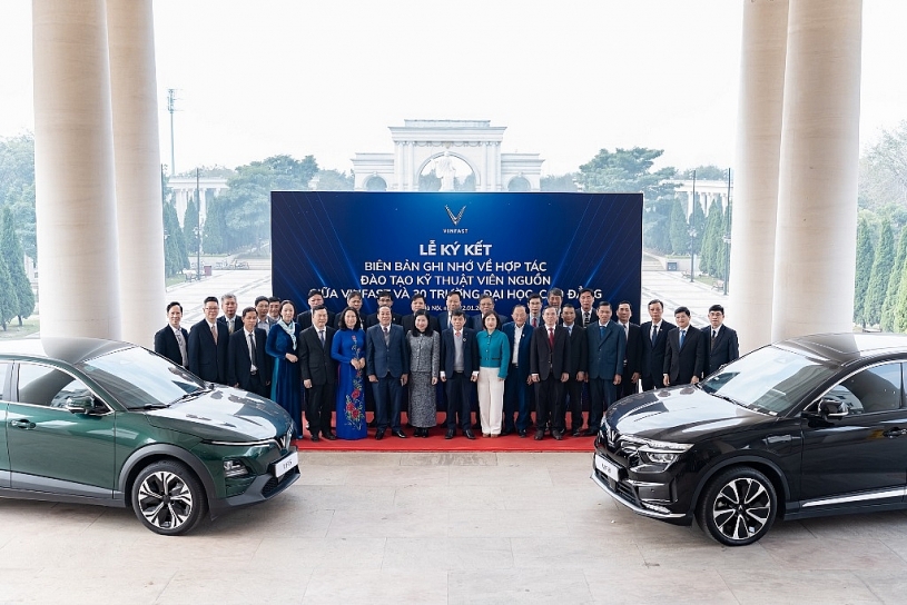 VinFast hợp tác với 30 trường Đại học, Cao đẳng, đào tạo kỹ sư ô tô điện