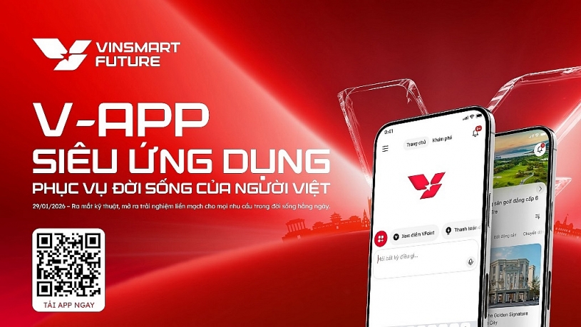VinSmart Future ra mắt kỹ thuật phiên bản trải nghiệm sớm siêu ứng dụng “một chạm” V-App VinSmart Future ra mắt kỹ thuật phiên bản trải nghiệm sớm siêu ứng dụng “một chạm” V-App