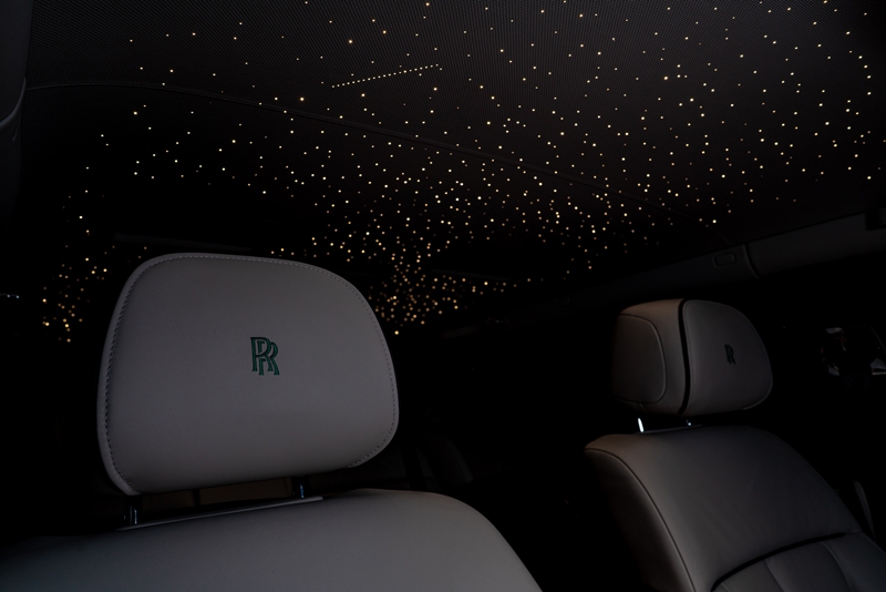 The ceiling of the RollsRoyce Ghost is filled with stars  Popular Science