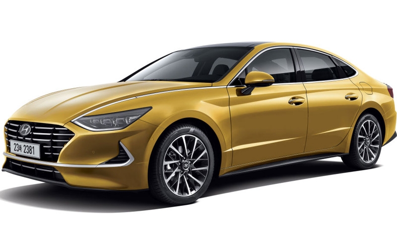 hyundai sonata 2020 lo dien canh tranh toyota camry