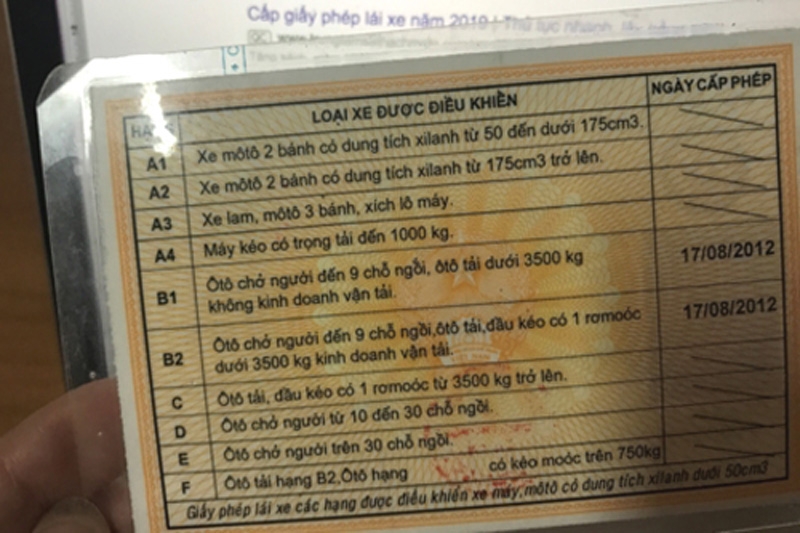 de xuat mat bang lai phai thi lai quan khong duoc day kho cho dan