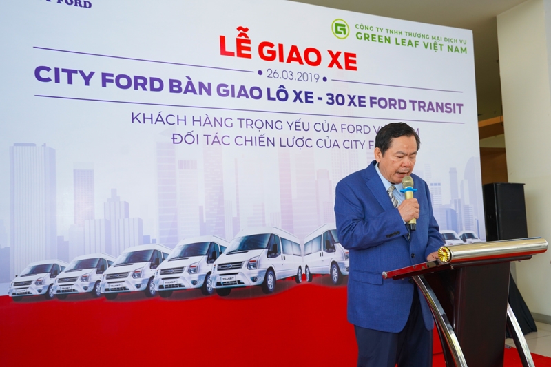 City Ford bàn giao 30 xe Transit cho Green Leaf Việt Nam city ford ban giao 30 xe ford transit cho green leaf viet nam