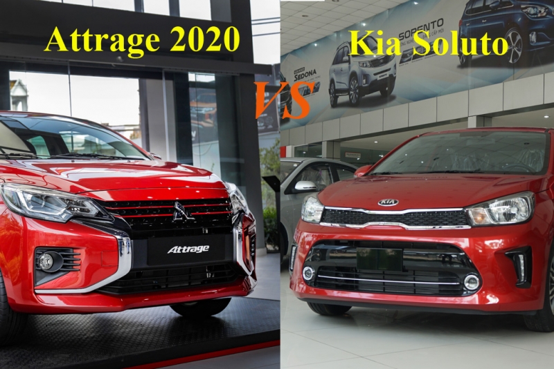 So sánh Mitsubishi Attrage 2020 với Kia Soluto