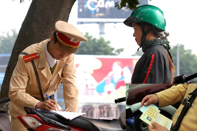 Lỗi không mang giấy tờ xe bị phạt bao nhiêu năm 2021?