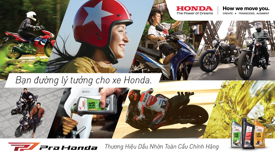 Honda Việt Nam ra mắt thương hiệu dầu nhờn toàn cầu ProHonda