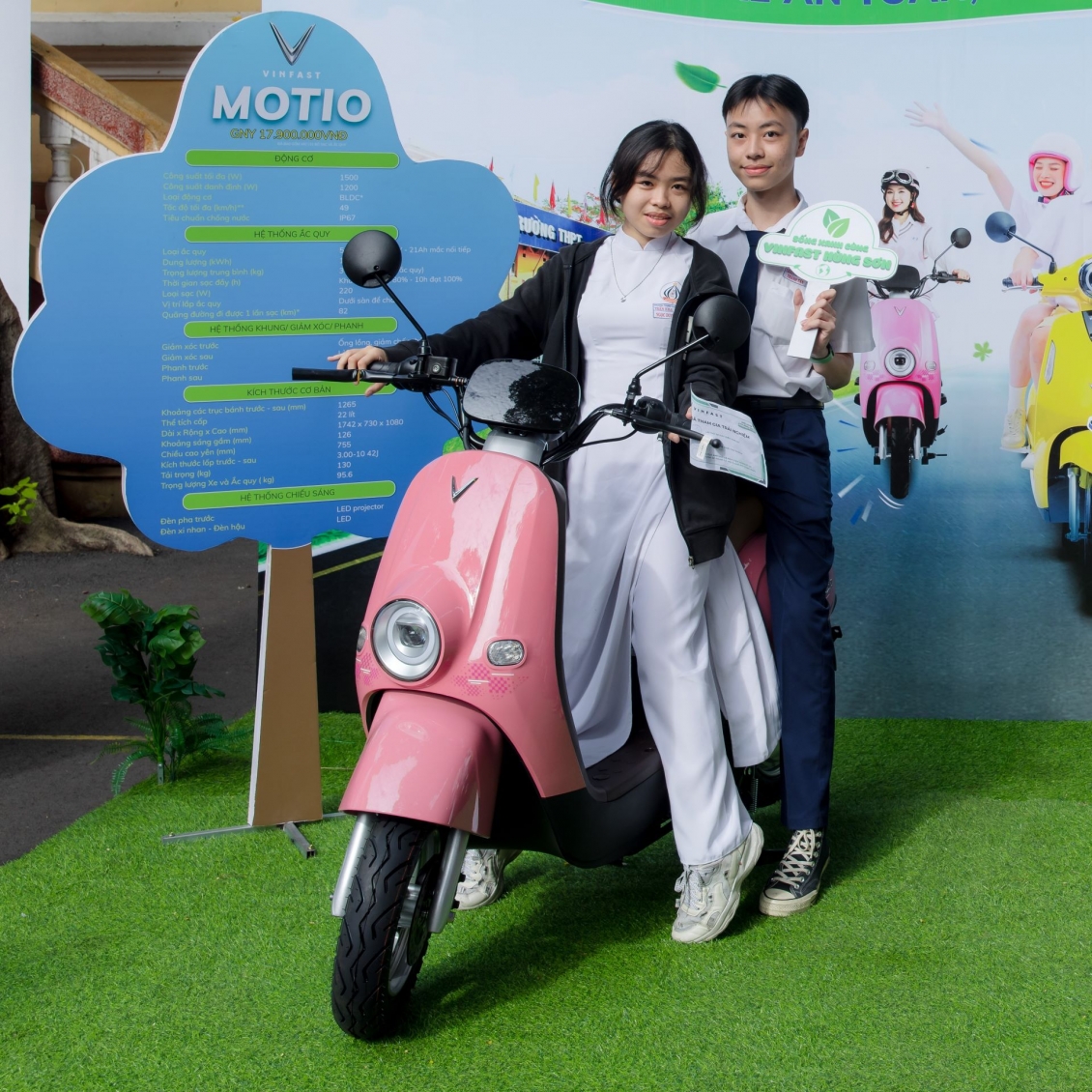 VinFast Motio giúp phụ huynh hết đau đầu với xe máy trôi nổi đội lốt xe đạp điện