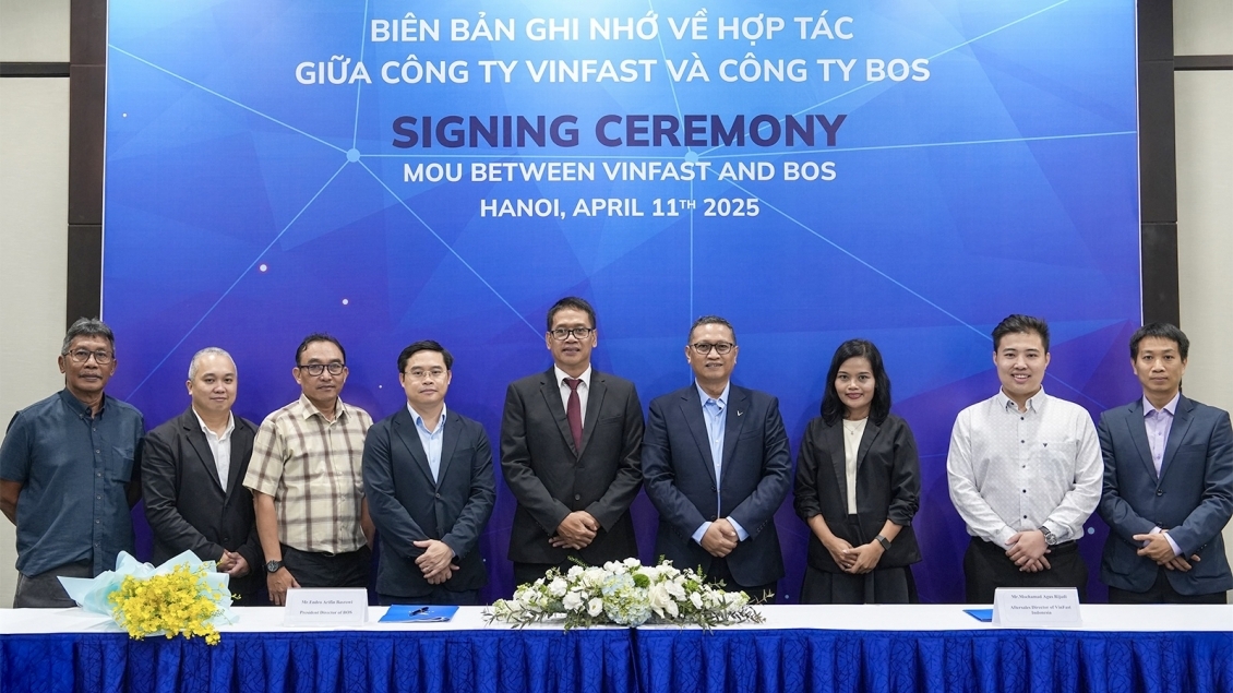 VinFast hợp tác với Bengkel BOS, mở rộng mạng lưới xưởng dịch vụ tại indonesia