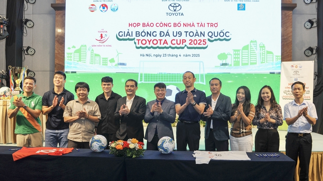 Khởi động Giải bóng đá U9 toàn quốc Toyota Cup 2025