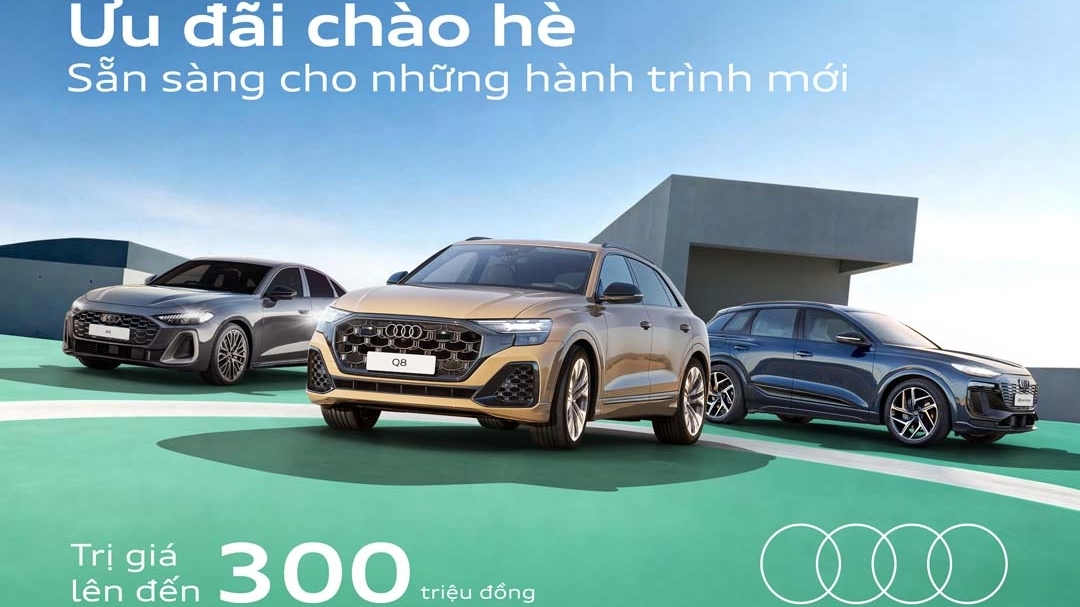 Audi Việt Nam áp dụng ưu đãi chào hè 2026 - sẵn sàng cho những hành trình mới