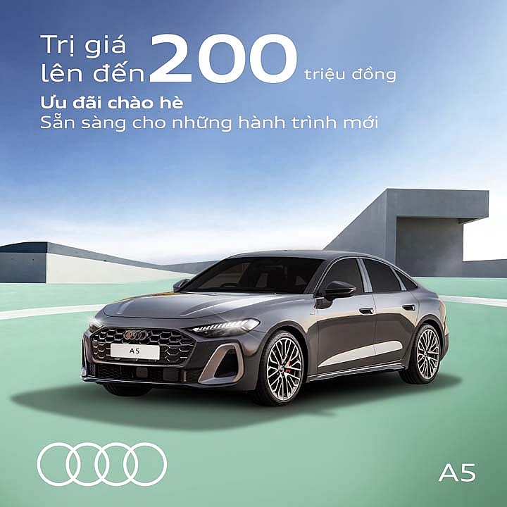 Audi Việt Nam áp dụng ưu đãi chào hè 2026 - sẵn sàng cho những hành trình mới