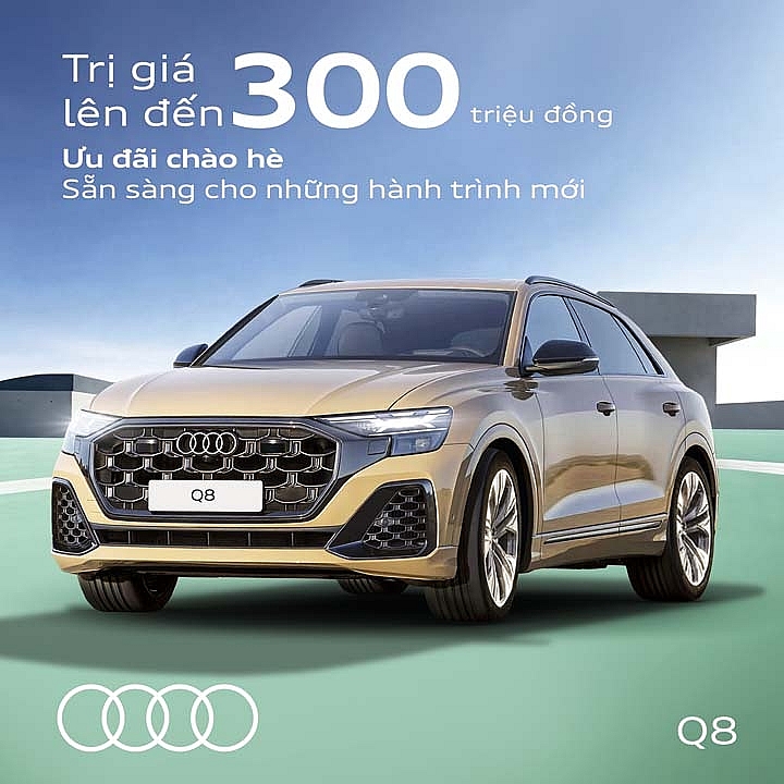 Audi Việt Nam áp dụng ưu đãi chào hè 2026 - sẵn sàng cho những hành trình mới