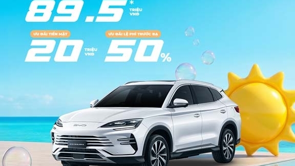 BYD Việt Nam tung ưu đãi lớn dịp hè 2026, hỗ trợ lệ phí trước bạ đến 100% cho nhiều dòng xe năng lượng mới