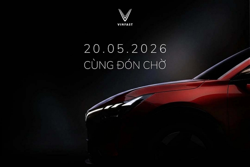 VinFast hé lộ mẫu xe mới, ra mắt ngày 20/5