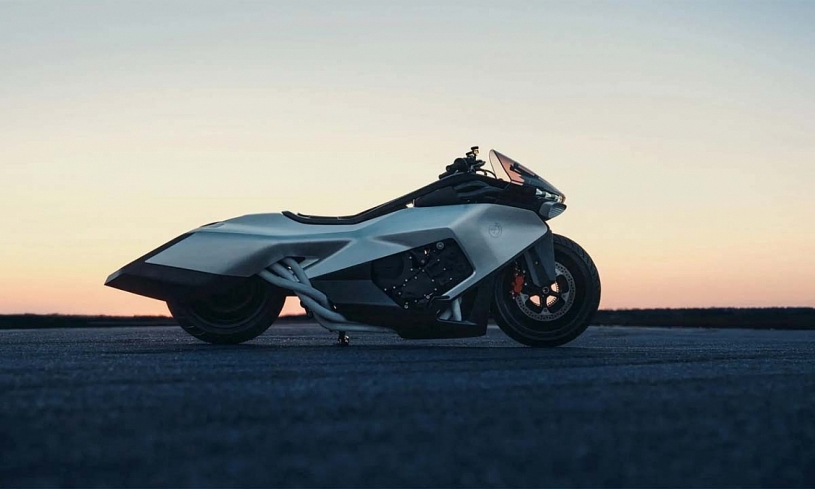 BMW Motorrad Vision K18 Concept: siêu môtô cảm hứng máy bay tàng hình