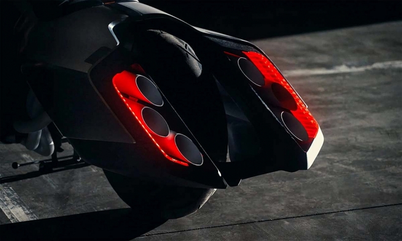 BMW Motorrad Vision K18 Concept: siêu môtô cảm hứng máy bay tàng hình