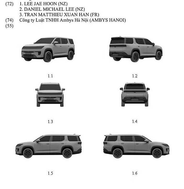 Hé lộ loạt SUV mới lạ của VinFast vừa đăng ký tại Việt Nam