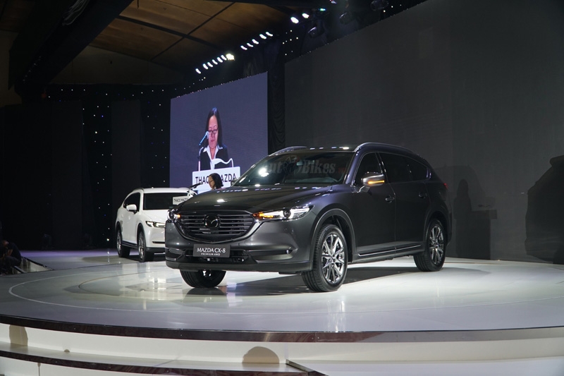 Mazda CX-8 có gì đấu Hyundai SantaFe, Ford Everest? mazda cx 8 co gi dau hyundai santafe ford everest