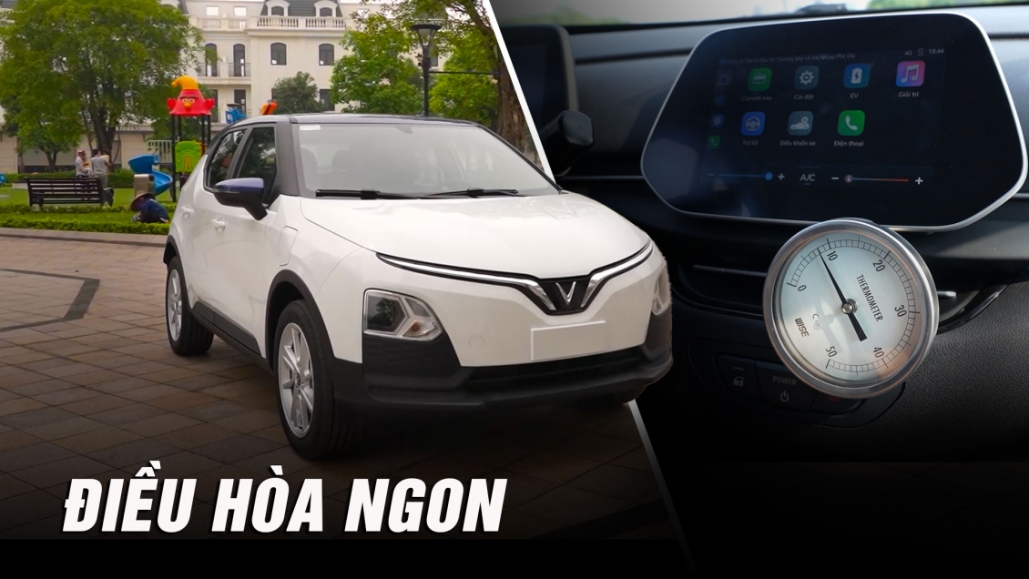 Video test điều hòa VinFast VF5: Ngon hơn VF8