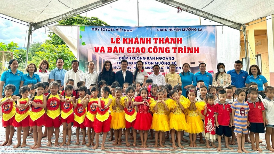 Quỹ Toyota Việt Nam hỗ trợ xây trường cho trẻ em vùng sâu vùng xa