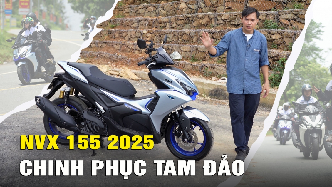 Video: Đánh giá Yamaha NVX 155 2025 qua hành trình Hà Nội - Tam Đảo