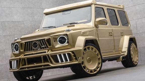 Ngắm bản độ Mansory Mercedes-AMG G63 dát vàng kiểu Dubai, công suất 820 mã lực
