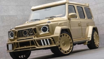 Ngắm bản độ Mansory Mercedes-AMG G63 dát vàng kiểu Dubai, công suất 820 mã lực