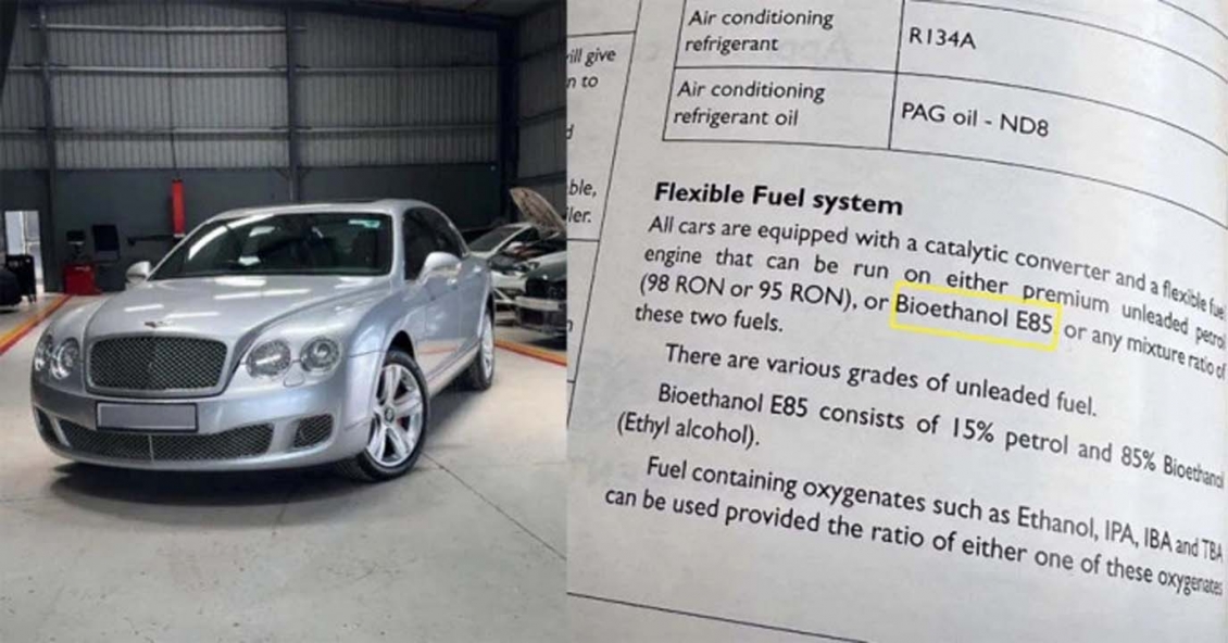 Xe siêu sang Bentley đời 2011 dùng xăng E85