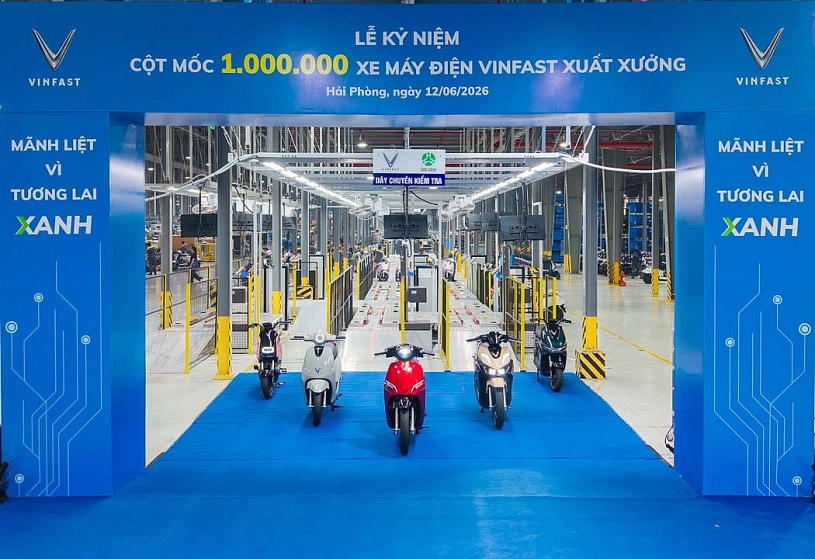 VinFast xuất xưởng chiếc xe máy điện thứ 1 triệu
