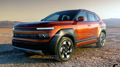 Hyundai Kona 2027 hé lộ diện mạo mới: Cứng cáp, góc cạnh hơn, chia tay đèn Pixel