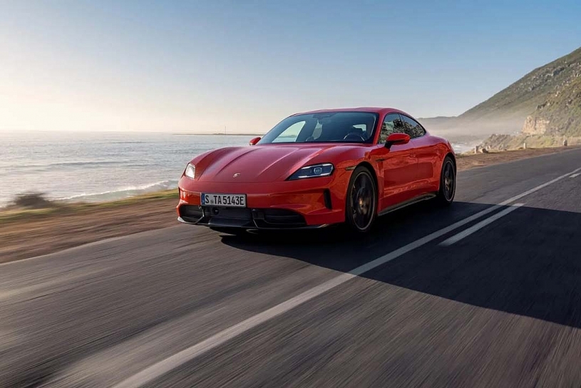 Porsche Taycan 2027 có thêm 8 cấp số 
