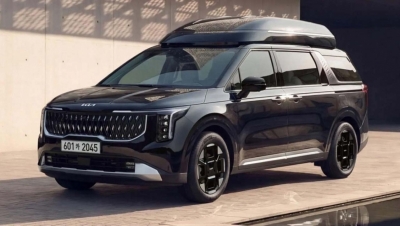 Kia Carnival xuất hiện với mui cao độc đáo, không gian cabin siêu rộng